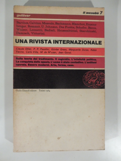 Il menabò 7 diretto da Elio Vittorini e Italo Calvino